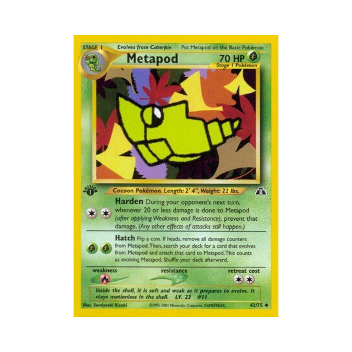 포켓몬 TCG 단데기 U 네오 디스커버리 (영문판)(Pokemon TCG Metapod U Neo Discovery (English Ver.)) - 1
