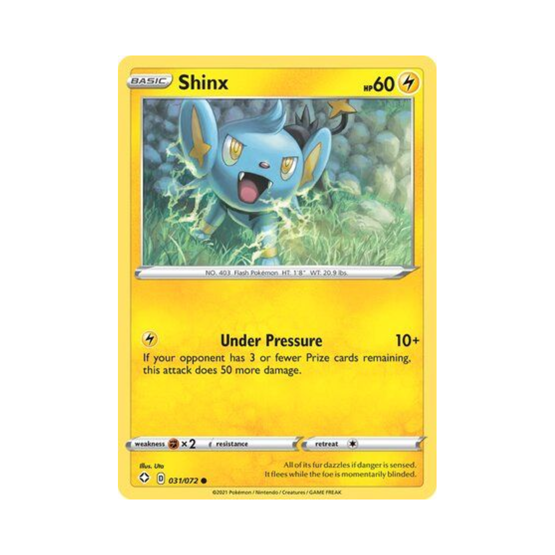 포켓몬 TCG 꼬링크 C 샤이닝 페이츠 (영문판)(Pokemon TCG Shinx C Shining Fates (English Ver.)) - 1