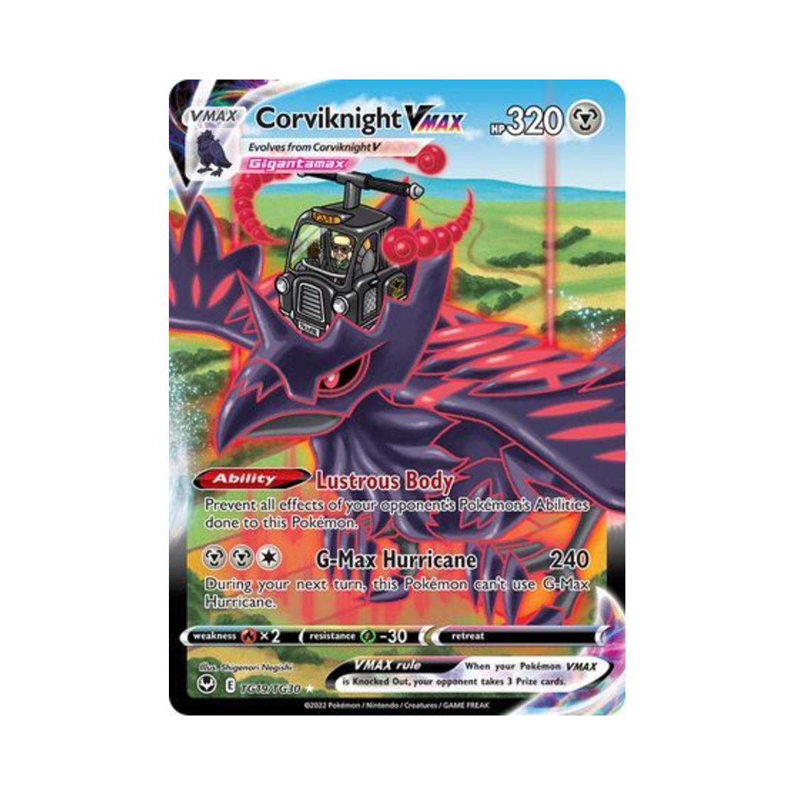 포켓몬 TCG 아머까오 VMAX HRV 실버 템페스트 (영문판)(Pokemon TCG Corviknight VMAX HRV Silver Tempest (English Ver.))
