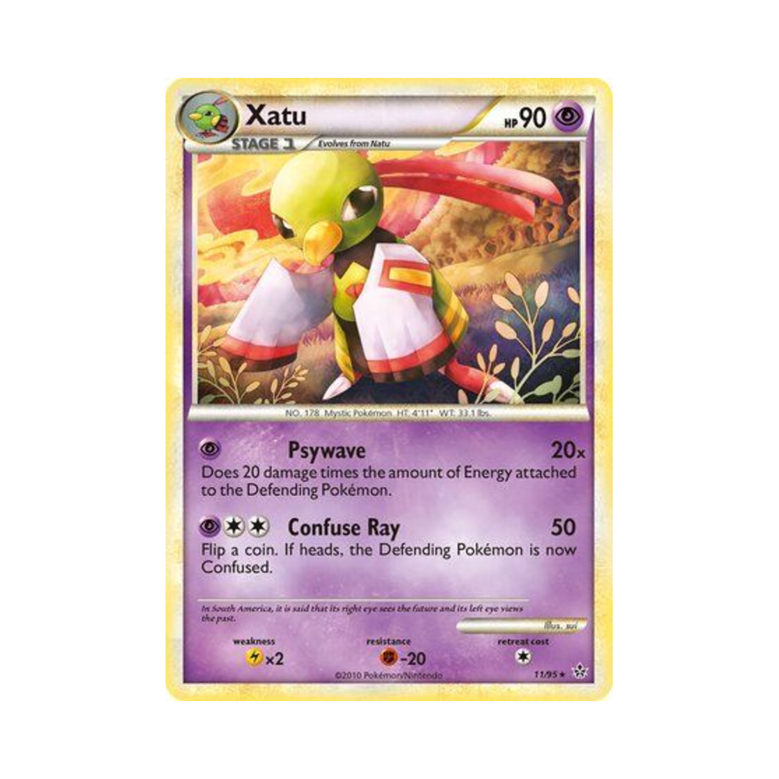 포켓몬 TCG 네이티오 RH 언리쉬드 (영문판)(Pokemon TCG Xatu RH Unleashed (English Ver.))