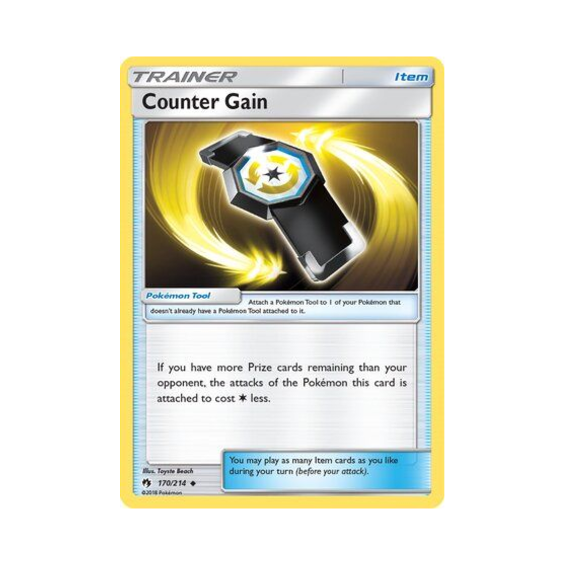 포켓몬 TCG 카운터 게인 U 로스트 썬더 (영문판)(Pokemon TCG Counter Gain U Lost Thunder (English Ver.))