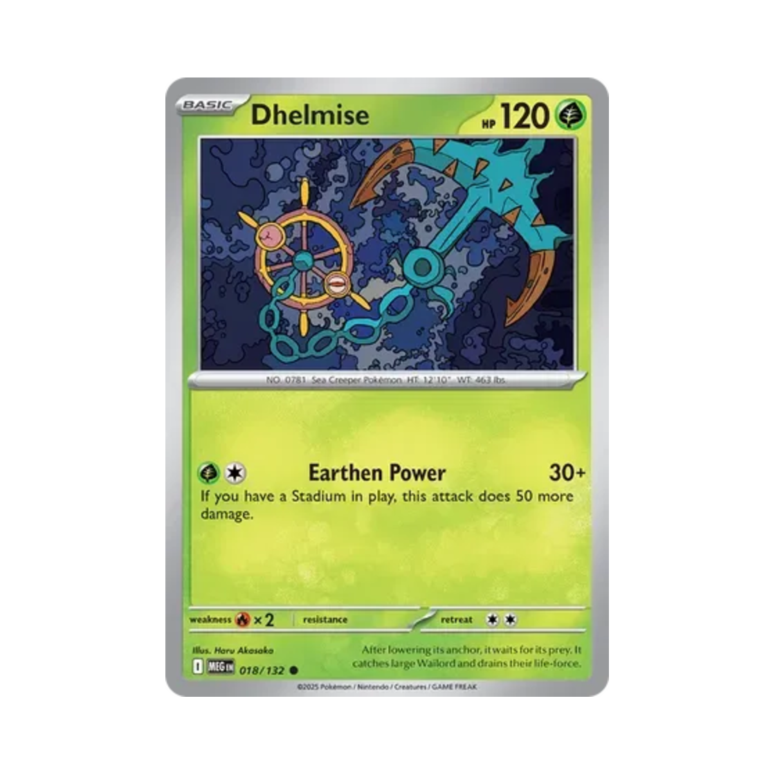 포켓몬 TCG 타타륜 C 메가 에볼루션 (영문판)(Pokemon TCG Dhelmise C Mega Evolution (English Ver.)) - 1