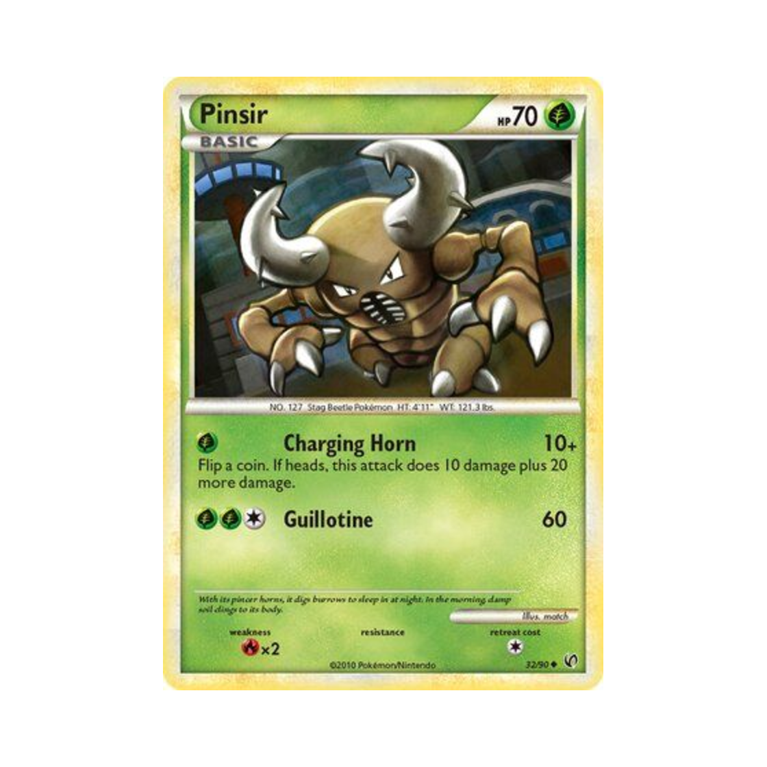 포켓몬 TCG 쁘사이저 U 언던티드 (영문판)(Pokemon TCG Pinsir U Undaunted (English Ver.)) - 1