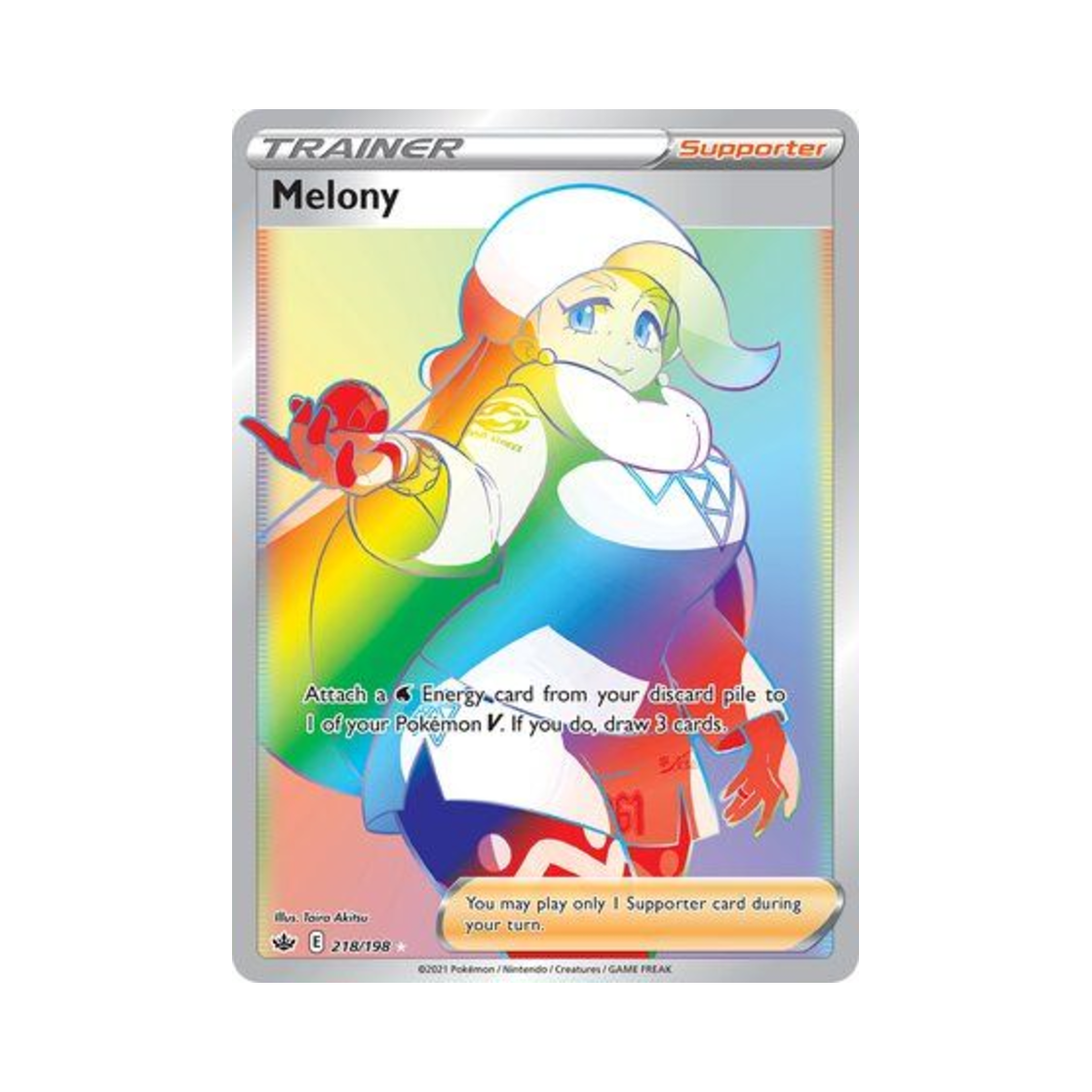 포켓몬 TCG 멜론 RR 칠링 레인 (영문판)(Pokemon TCG Melony RR Chilling Reign (English Ver.)) - 1