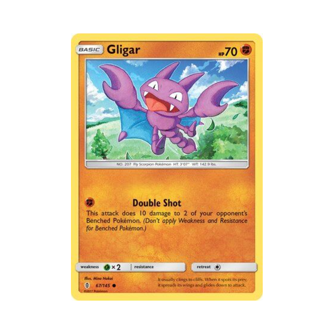 포켓몬 TCG 글라이거 C 가디언스 라이징 (영문판)(Pokemon TCG Gligar C Guardians Rising (English Ver.)) - 1