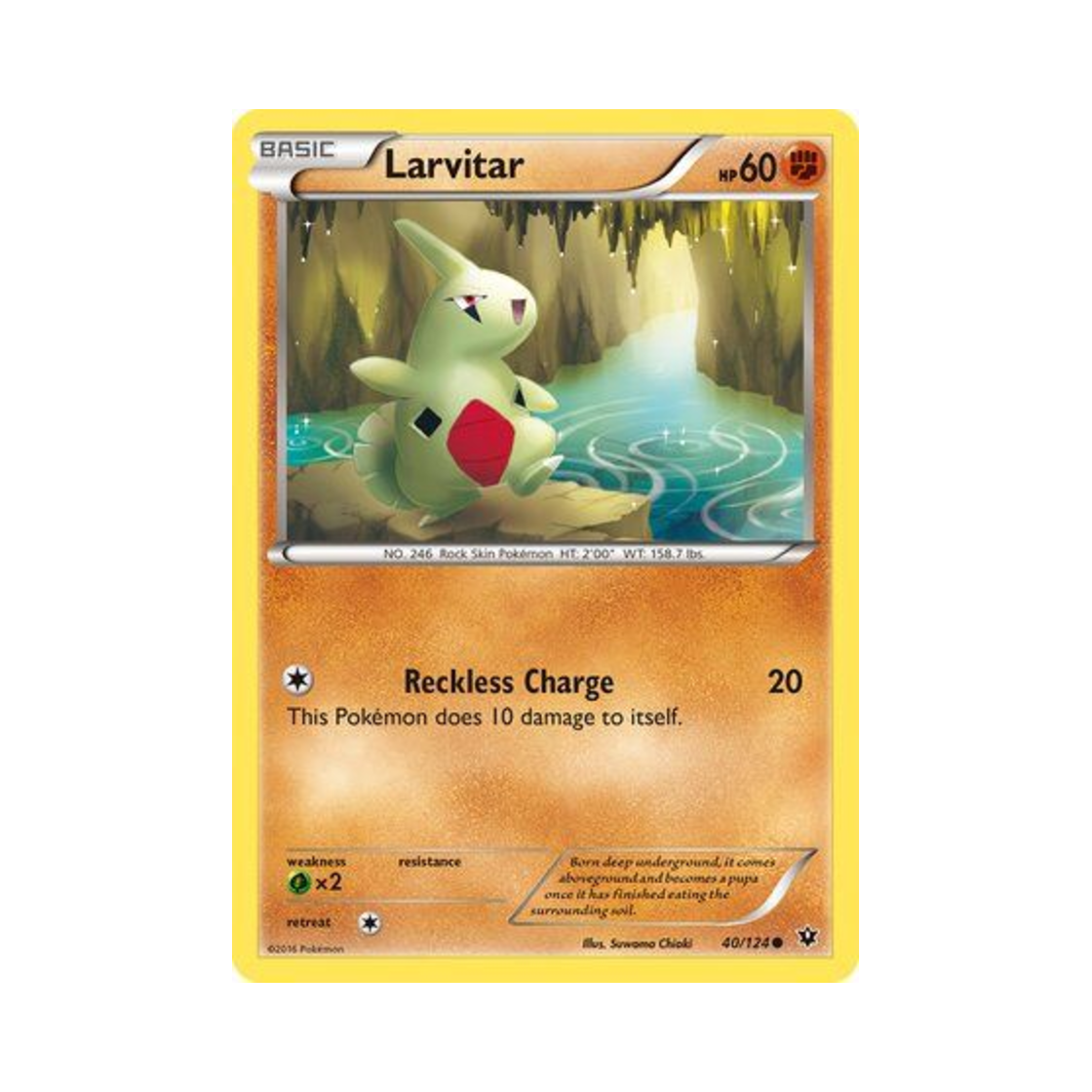 포켓몬 TCG 애버라스 C 페이츠 컬라이드 (영문판)(Pokemon TCG Larvitar C Fates Collide (English Ver.)) - 1