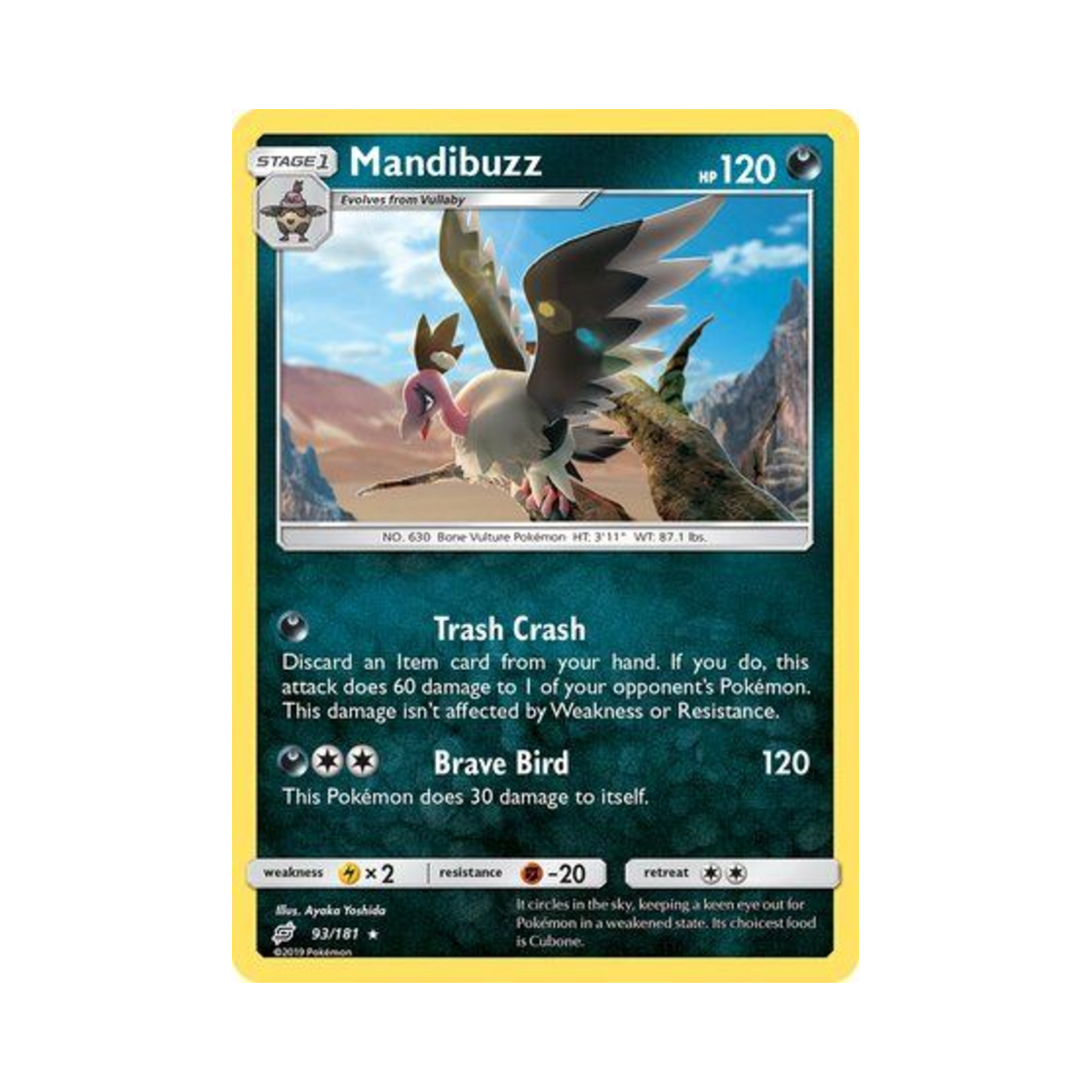 포켓몬 TCG 버랜지나 R 팀업 (영문판)(Pokemon TCG Mandibuzz R Team Up (English Ver.))