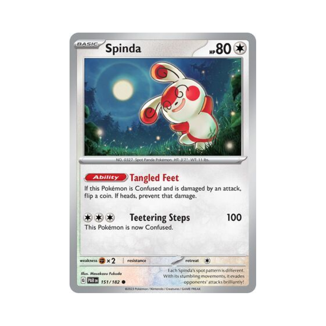 포켓몬 TCG 얼루기 C 파라독스 리프트 (영문판)(Pokemon TCG Spinda C Paradox Rift (English Ver.)) - 1