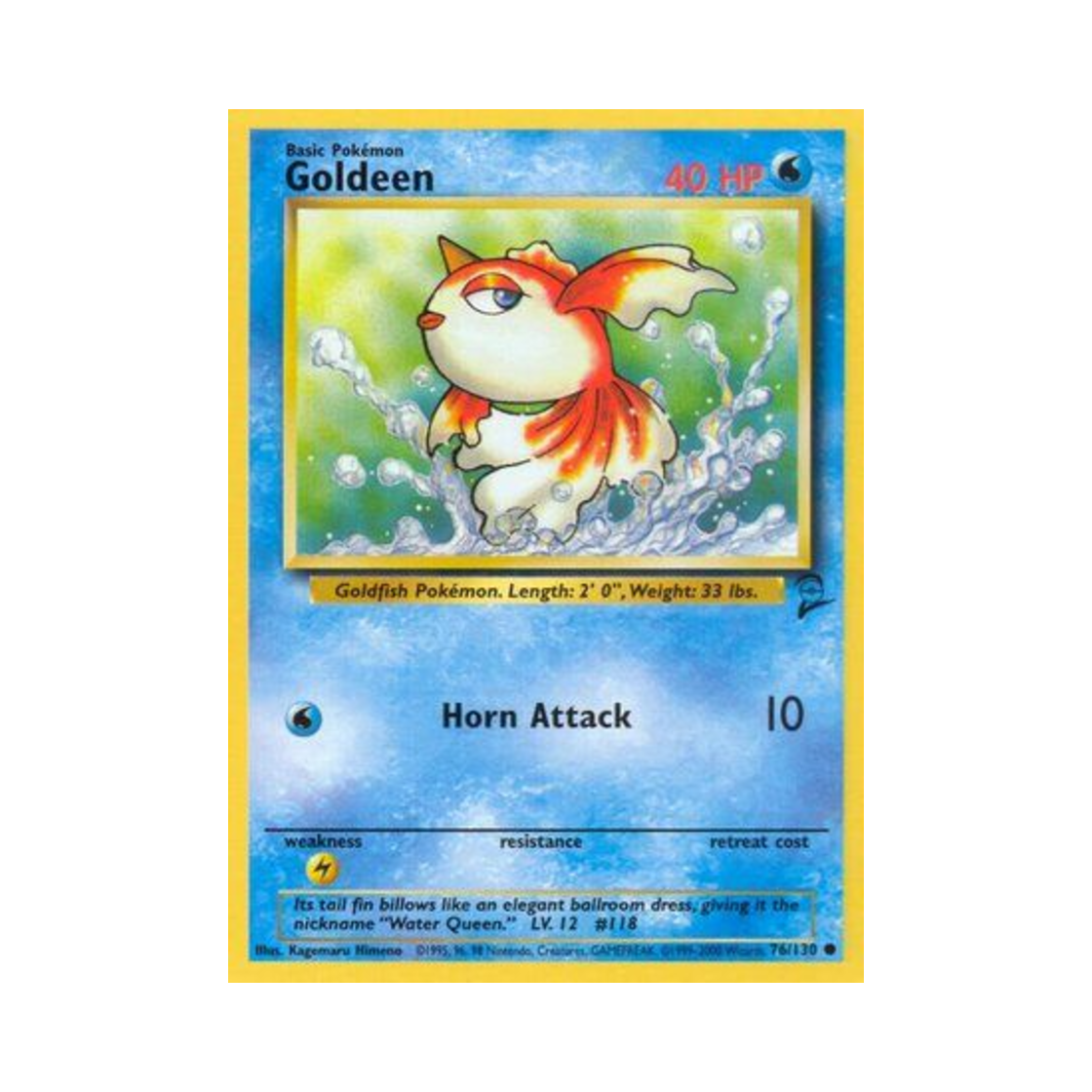 포켓몬 TCG 콘치 C 베이스 세트 2 (영문판)(Pokemon TCG Goldeen C Base Set 2 (English Ver.)) - 1