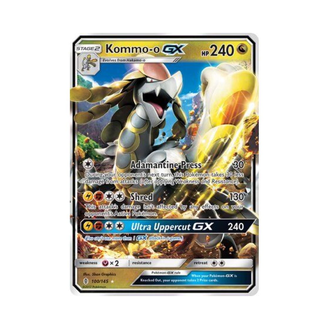 포켓몬 TCG 짜랑고우거 GX RHG 가디언스 라이징 (영문판)(Pokemon TCG Kommo o GX RHG Guardians Rising (English Ver.)) - 1