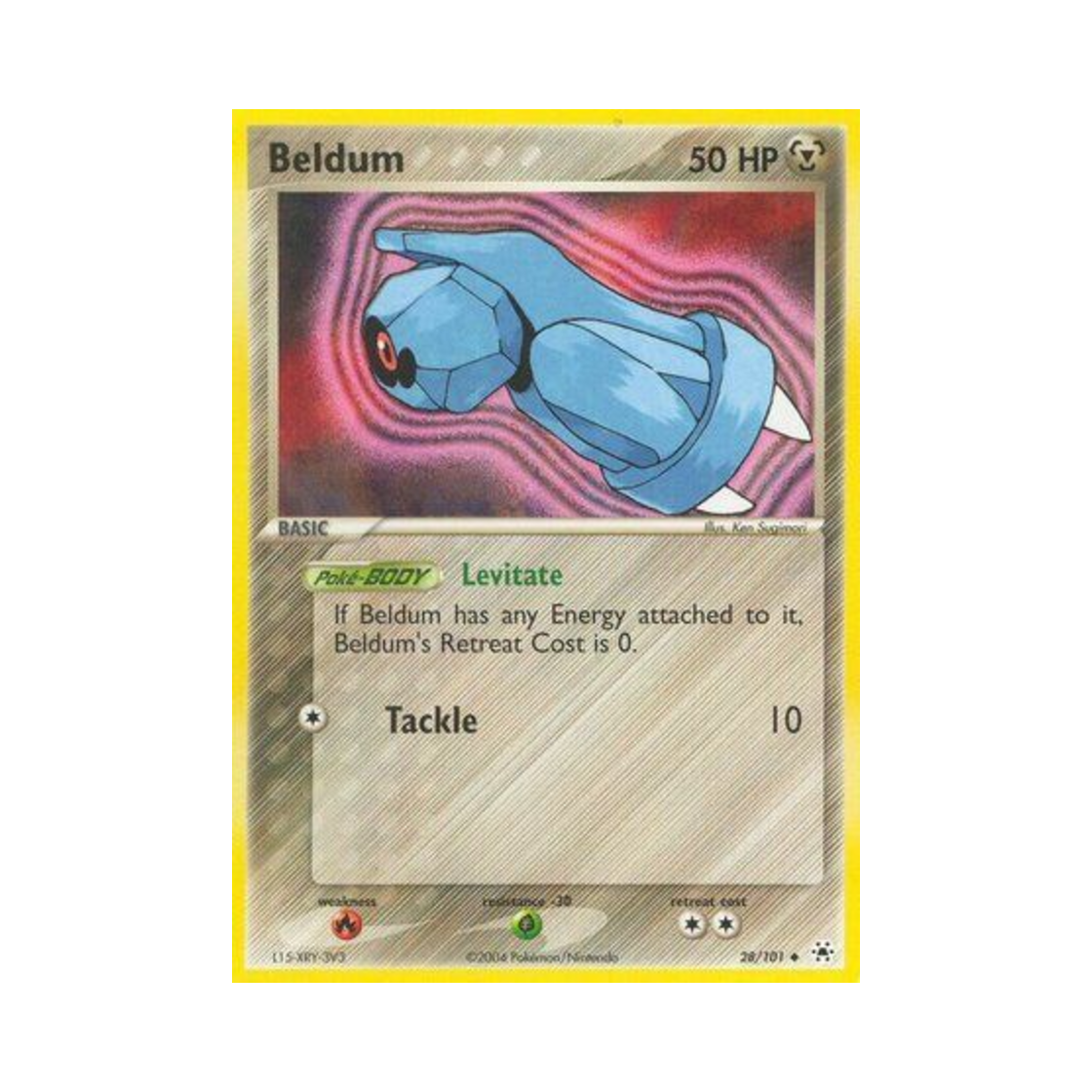 포켓몬 TCG 메탕 U EX 히든 레전드 (영문판)(Pokemon TCG Beldum U EX Hidden Legends (English Ver.))
