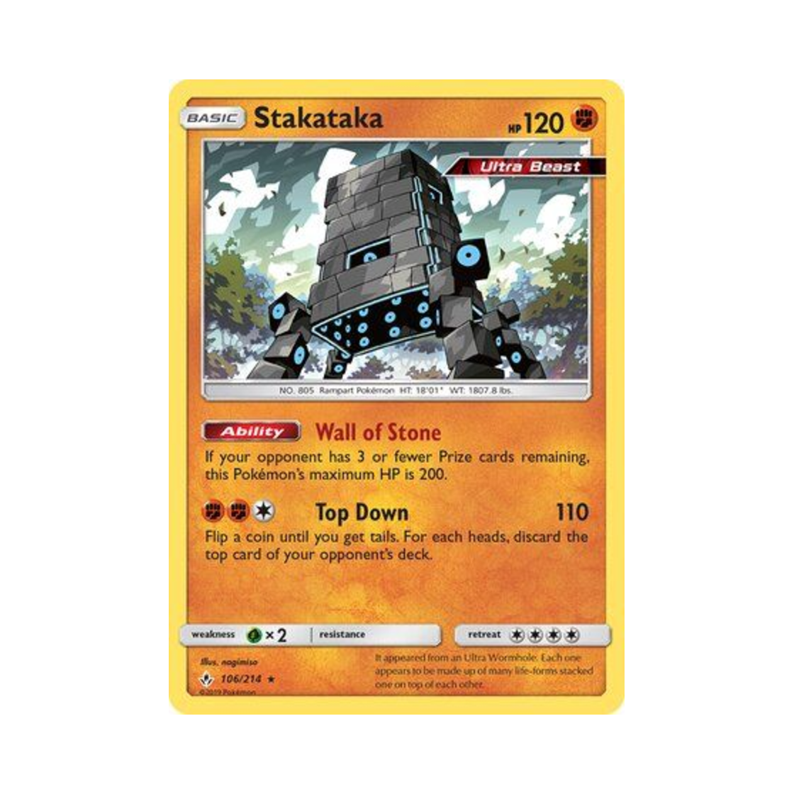 포켓몬 TCG 차곡차곡 RH 언브로큰 본즈 (영문판)(Pokemon TCG Stakataka RH Unbroken Bonds (English Ver.)) - 1