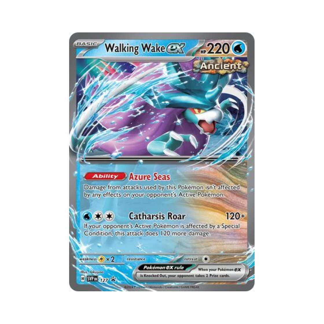 포켓몬 TCG 굽이치는물결 ex P 스칼렛 & 바이올렛 프로모 카드 (영문판)(Pokemon TCG Walking Wake ex P Scarlet & Violet Promos (English Ver.)) - 1
