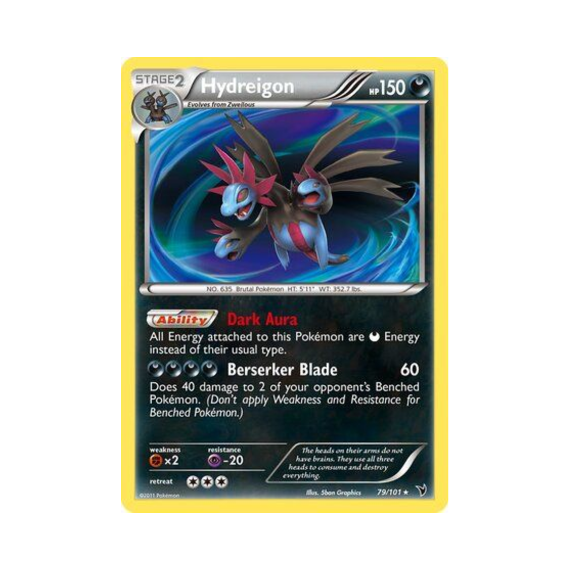 포켓몬 TCG 삼삼드래 RH 노블 빅토리스 (영문판)(Pokemon TCG Hydreigon RH Noble Victories (English Ver.)) - 1