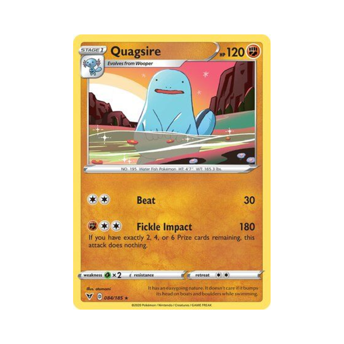 포켓몬 TCG 누오 R 비비드 볼티지 (영문판)(Pokemon TCG Quagsire R Vivid Voltage (English Ver.)) - 1