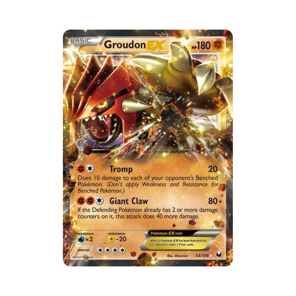 포켓몬 TCG 그란돈 ex RHE 다크 익스플로러스 (영문판)(Pokemon TCG Groudon ex RHE Dark Explorers (English Ver.)) - 1