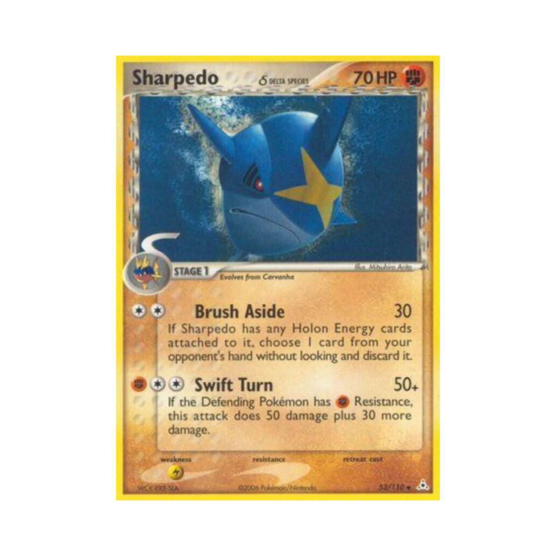 포켓몬 TCG 샤크니아 U EX 홀론 팬텀 (영문판)(Pokemon TCG Sharpedo U EX Holon Phantoms (English Ver.)) - 1