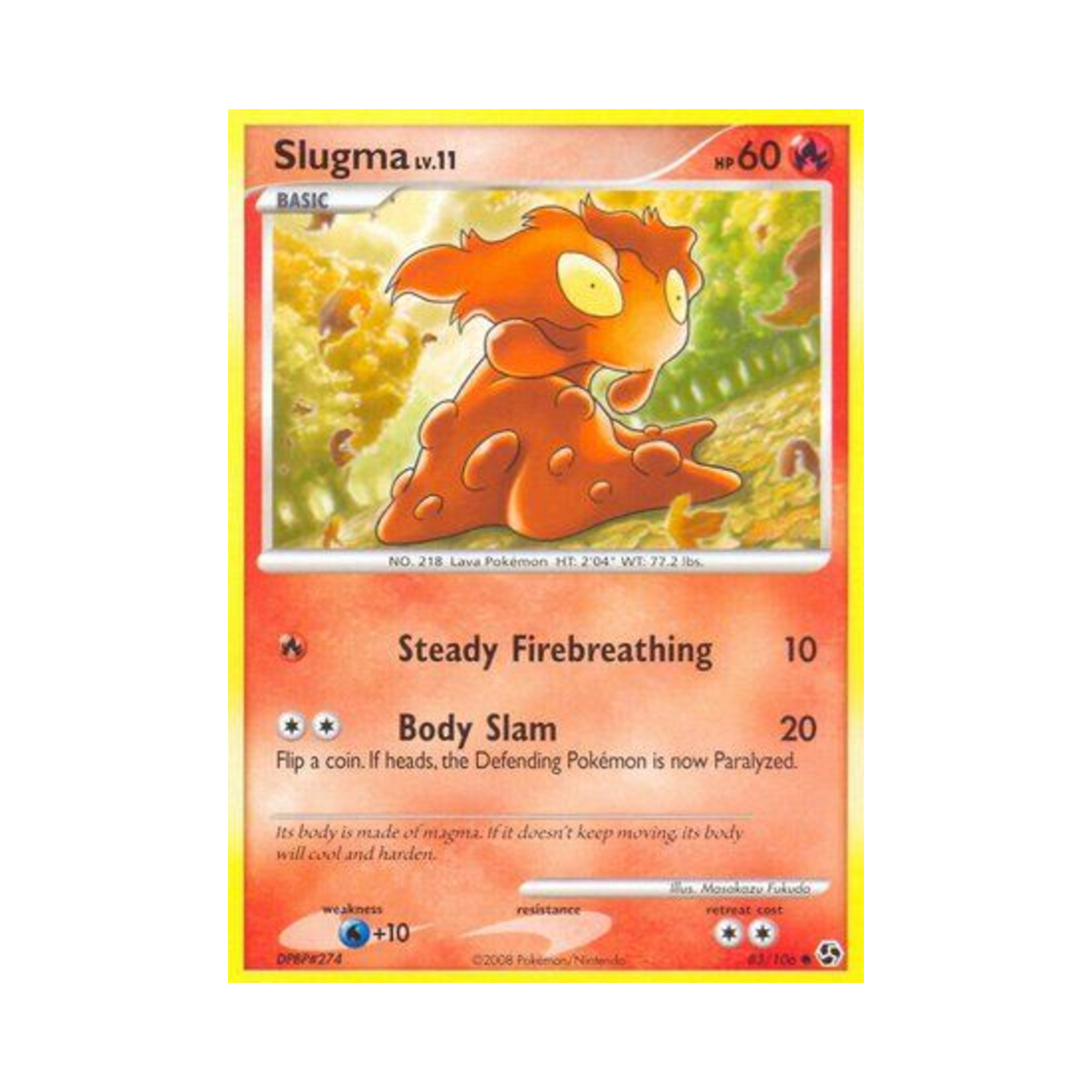 포켓몬 TCG 마그마그 C 그레이트 인카운터스 (영문판)(Pokemon TCG Slugma C Great Encounters (English Ver.)) - 1