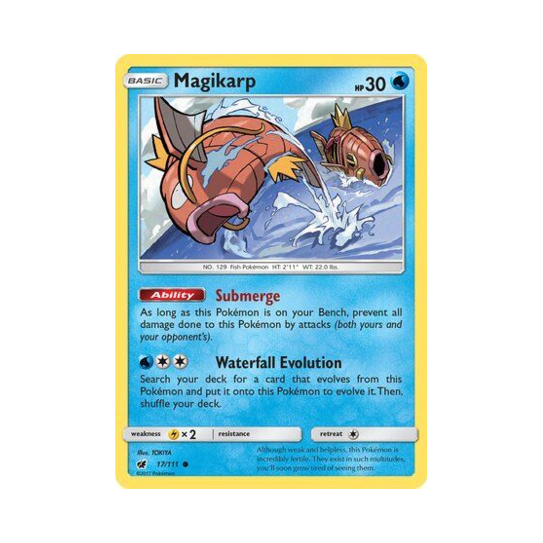 포켓몬 TCG 잉어킹 C 크림슨 인베이전 (영문판)(Pokemon TCG Magikarp C Crimson Invasion (English Ver.)) - 1