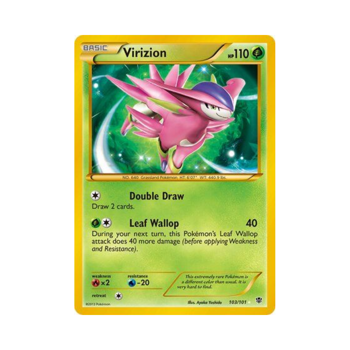 포켓몬 TCG 비리디온 RS 플라스마 블라스트 (영문판)(Pokemon TCG Virizion RS Plasma Blast (English Ver.)) - 1