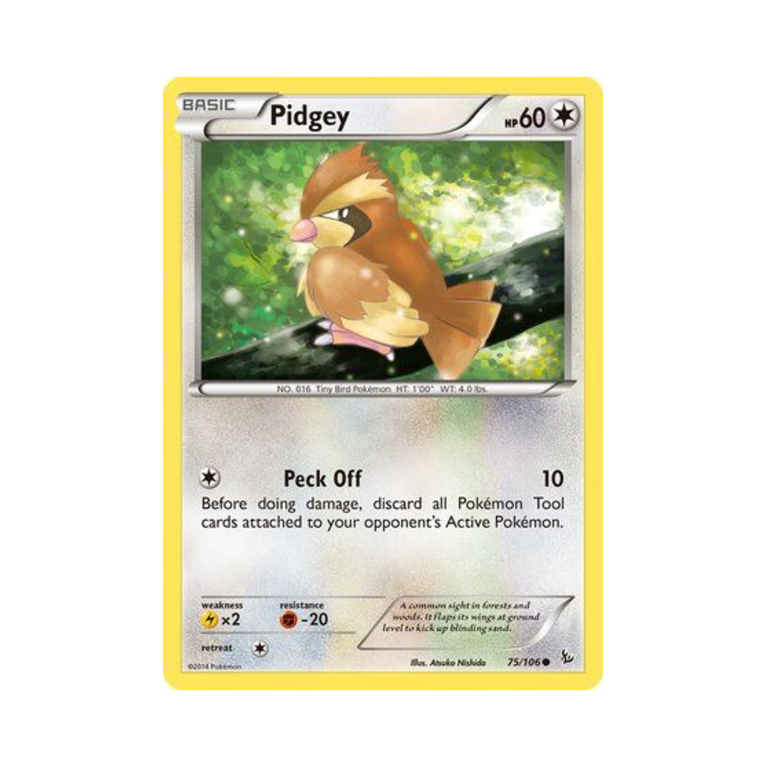 포켓몬 TCG 구구 C 플래시파이어 (영문판)(Pokemon TCG Pidgey C Flashfire (English Ver.)) - 1