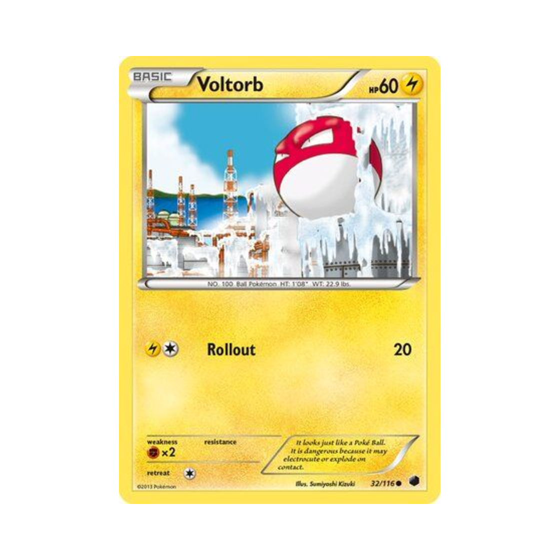 포켓몬 TCG 찌리리공 C 플라스마 프리즈 (영문판)(Pokemon TCG Voltorb C Plasma Freeze (English Ver.)) - 1