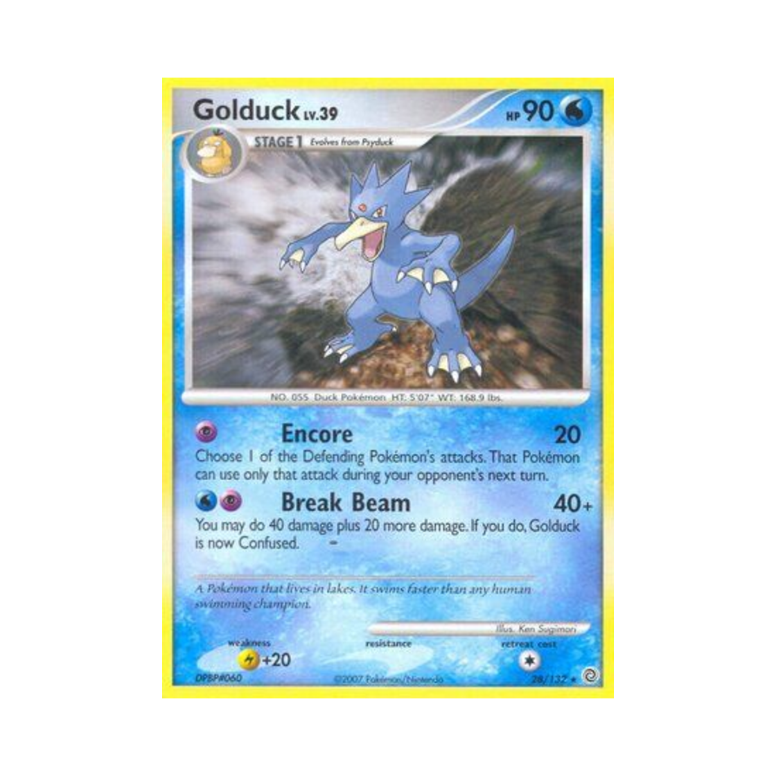 포켓몬 TCG 골덕 R 시크릿 원더스 (영문판)(Pokemon TCG Golduck R Secret Wonders (English Ver.)) - 1