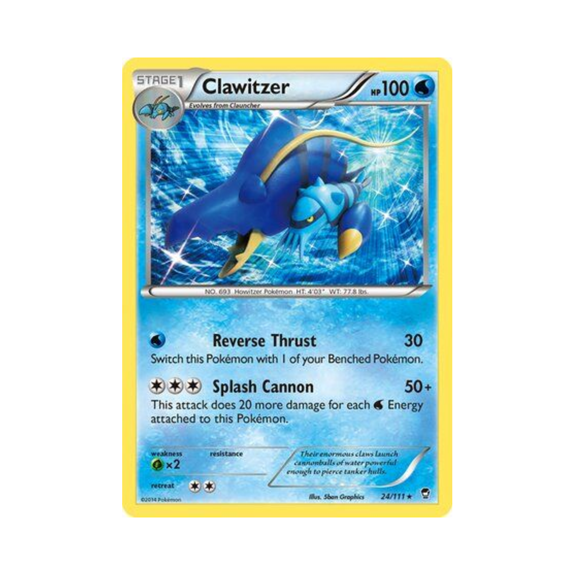 포켓몬 TCG 블로스터 RH 퓨리어스 피스트 (영문판)(Pokemon TCG Clawitzer RH Furious Fists (English Ver.)) - 1