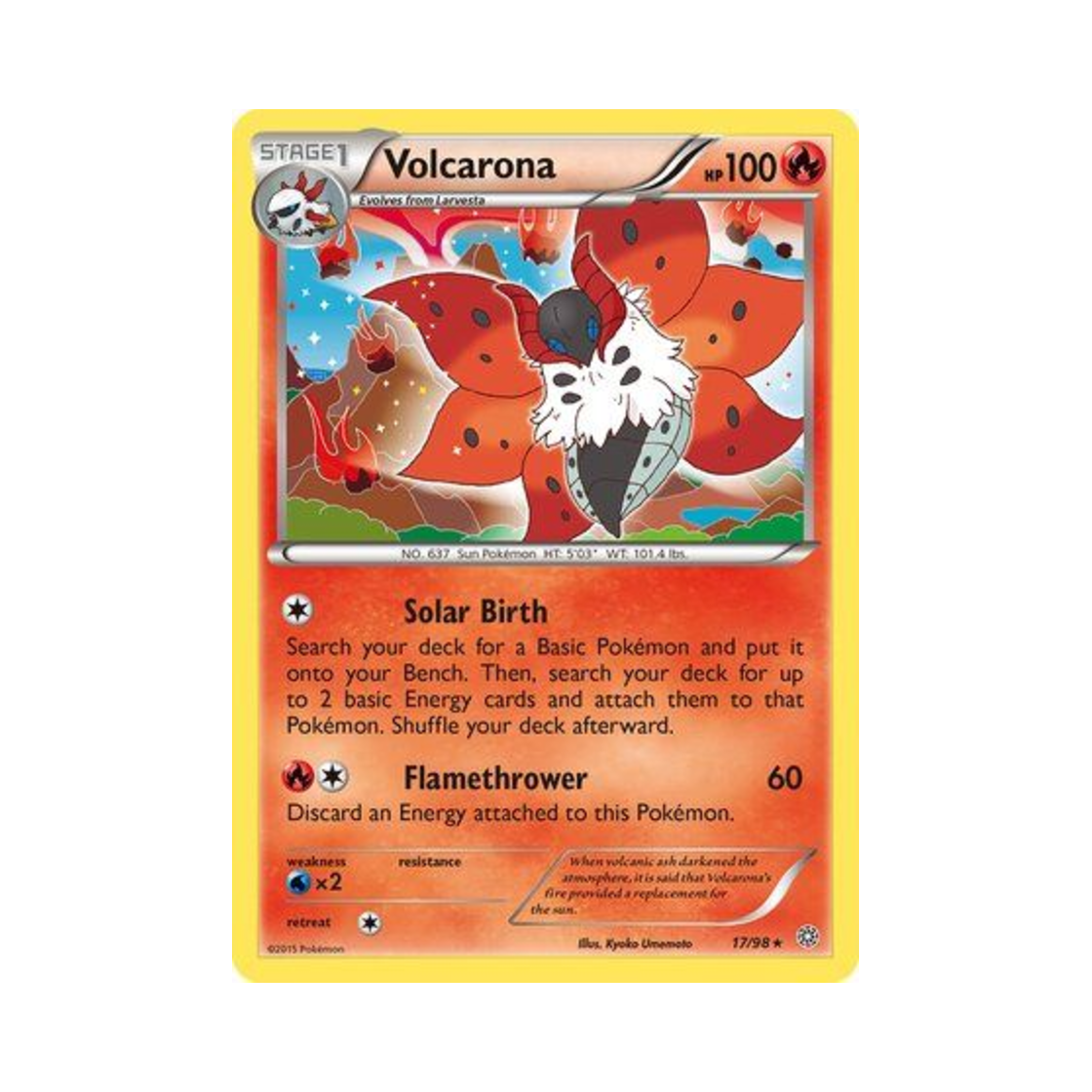 포켓몬 TCG 불카모스 RH 에인션트 오리진스 (영문판)(Pokemon TCG Volcarona RH Ancient Origins (English Ver.)) - 1