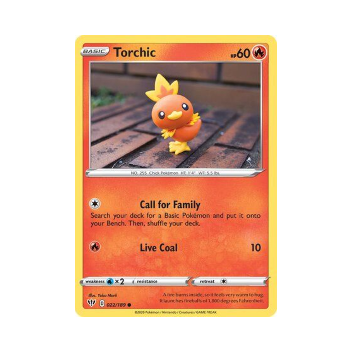 포켓몬 TCG 아차모 C 다크니스 어블레이즈 (영문판)(Pokemon TCG Torchic C Darkness Ablaze (English Ver.)) - 1