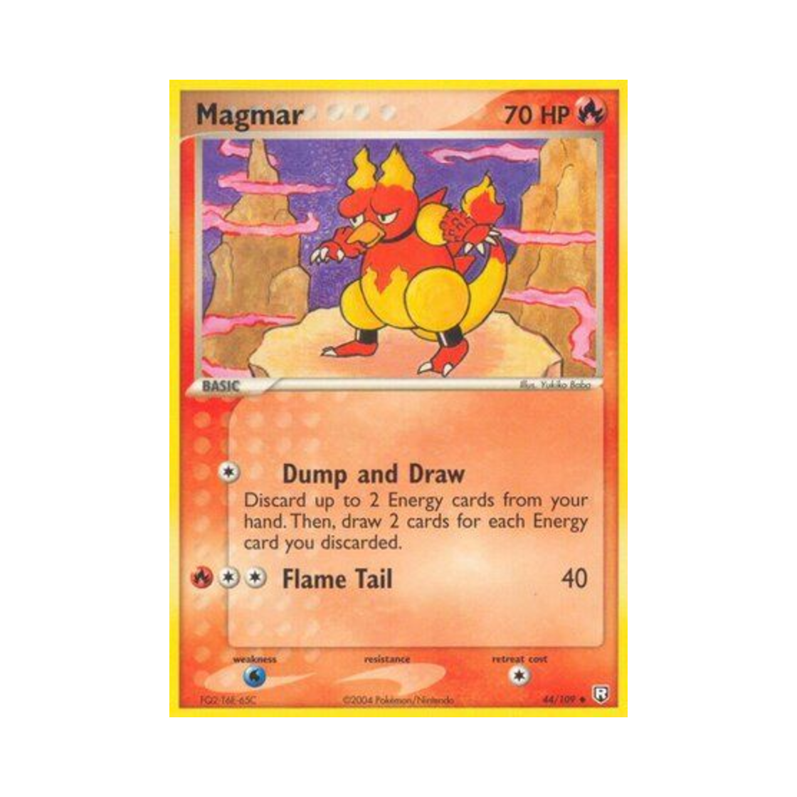 포켓몬 TCG 마그마 U EX 로켓단 리턴즈 (영문판)(Pokemon TCG Magmar U EX Team Rocket Returns (English Ver.)) - 1