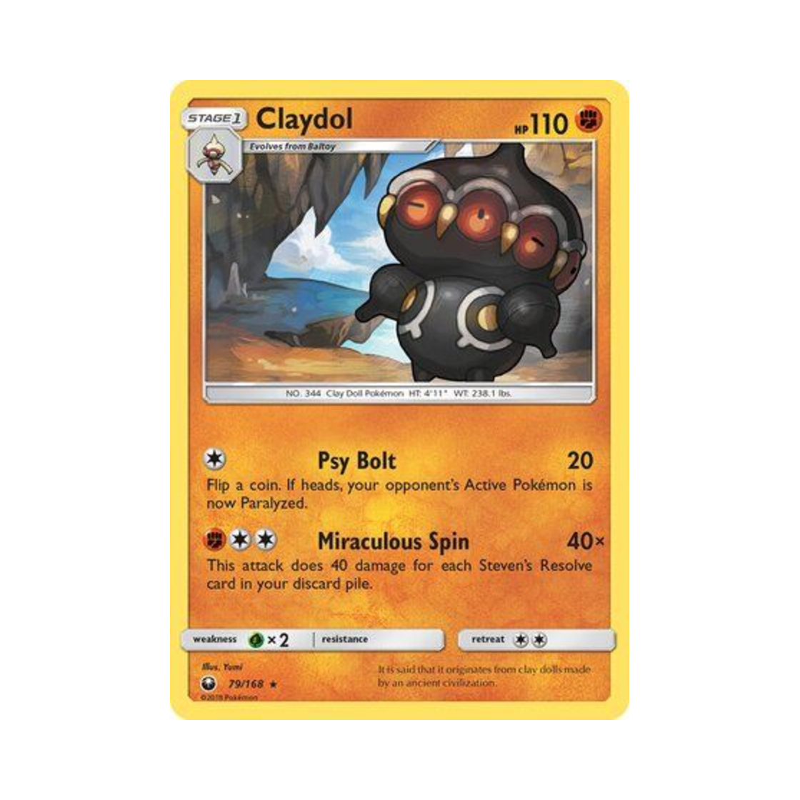 포켓몬 TCG 점토도리 R 셀레스티얼 스톰 (영문판)(Pokemon TCG Claydol R Celestial Storm (English Ver.)) - 1