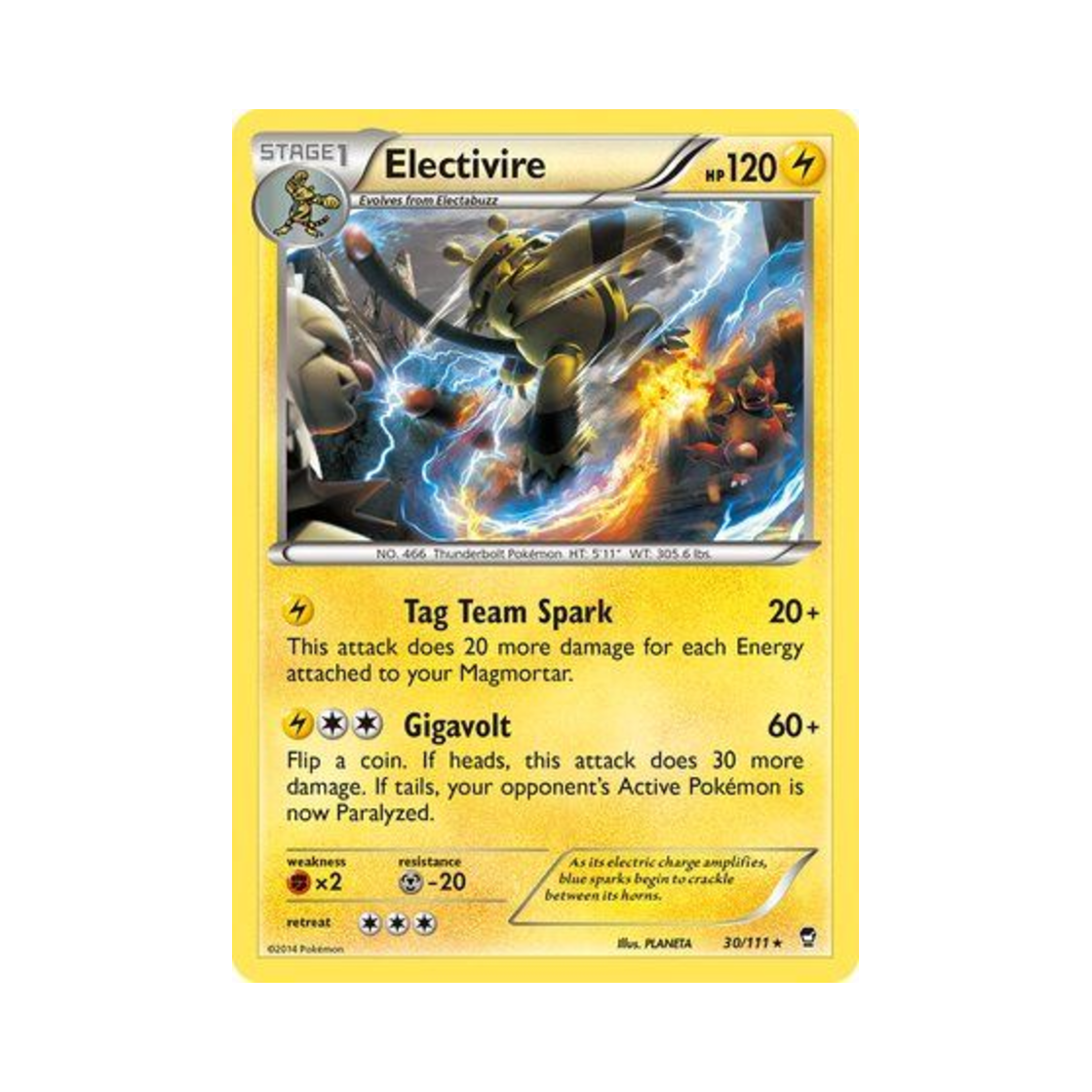 포켓몬 TCG 에레키블 R 퓨리어스 피스트 (영문판)(Pokemon TCG Electivire R Furious Fists (English Ver.)) - 1