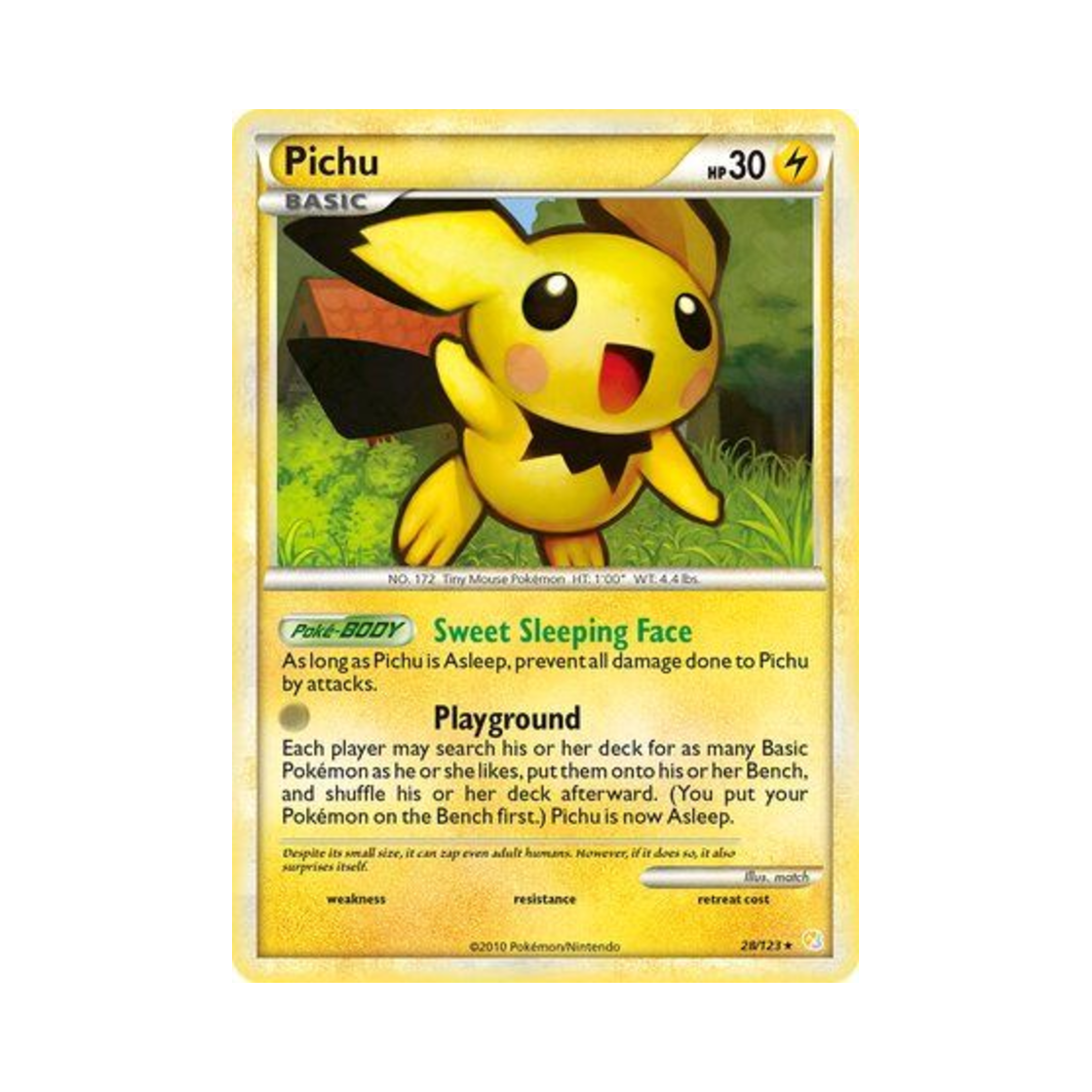 포켓몬 TCG 피츄 R 하트골드 & 소울실버 (영문판)(Pokemon TCG Pichu R HeartGold & SoulSilver (English Ver.)) - 1