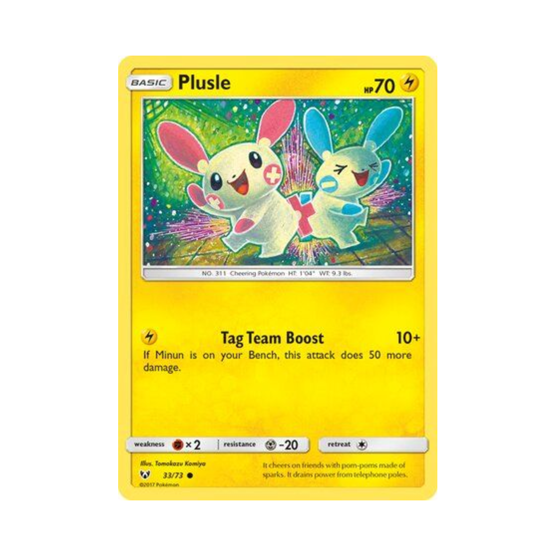포켓몬 TCG 플러시 C 샤이닝 레전즈 (영문판)(Pokemon TCG Plusle C Shining Legends (English Ver.)) - 1