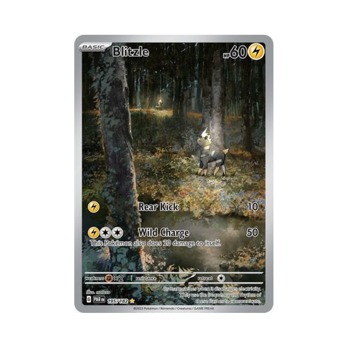 포켓몬 TCG 줄뮤마 IR 파라독스 리프트 (영문판)(Pokemon TCG Blitzle IR Paradox Rift (English Ver.))
