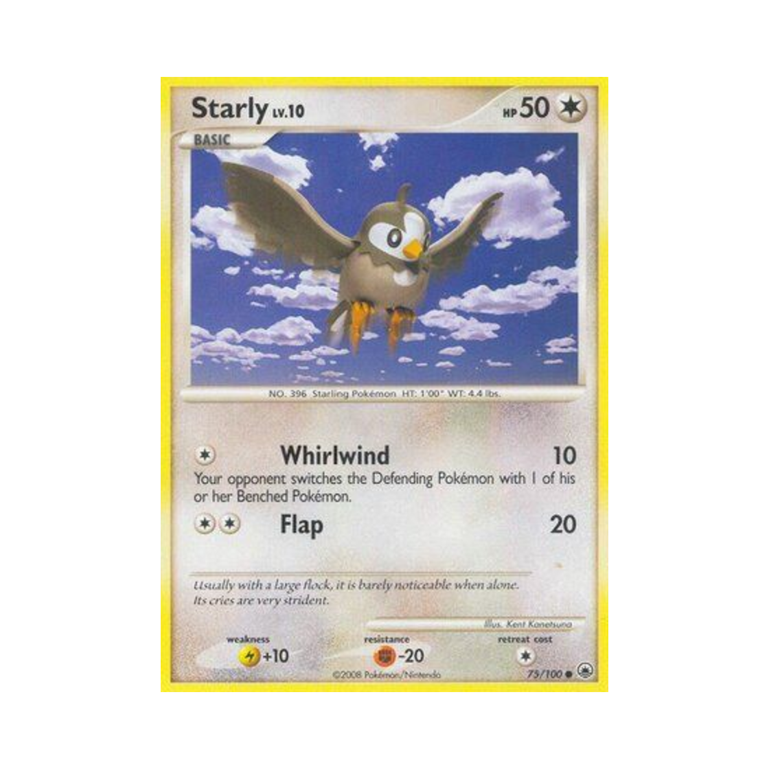 포켓몬 TCG 찌르꼬 C 마제스티 던 (영문판)(Pokemon TCG Starly C Majestic Dawn (English Ver.))