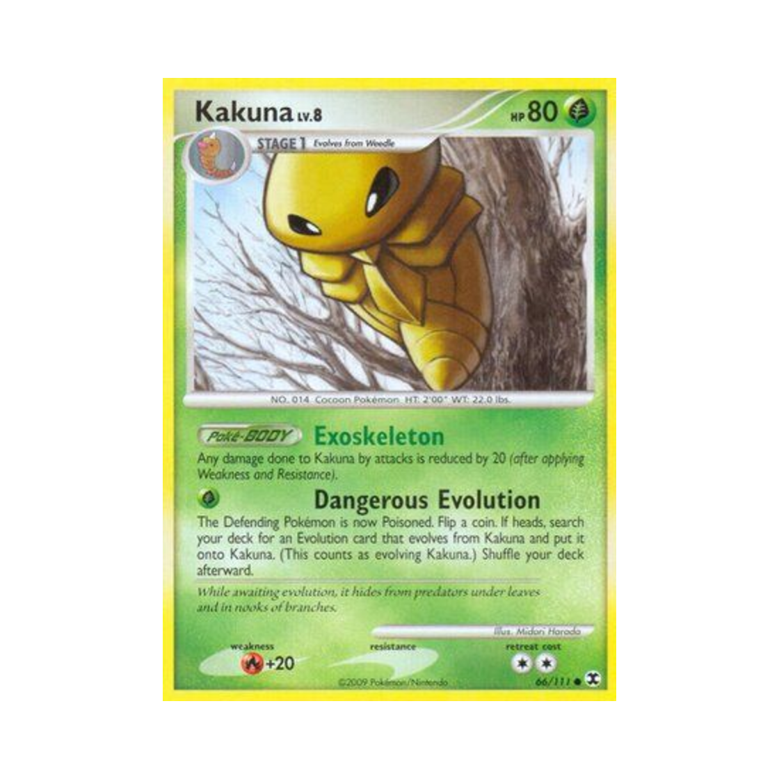 포켓몬 TCG 딱충이 C 라이징 라이벌스 (영문판)(Pokemon TCG Kakuna C Rising Rivals (English Ver.)) - 1