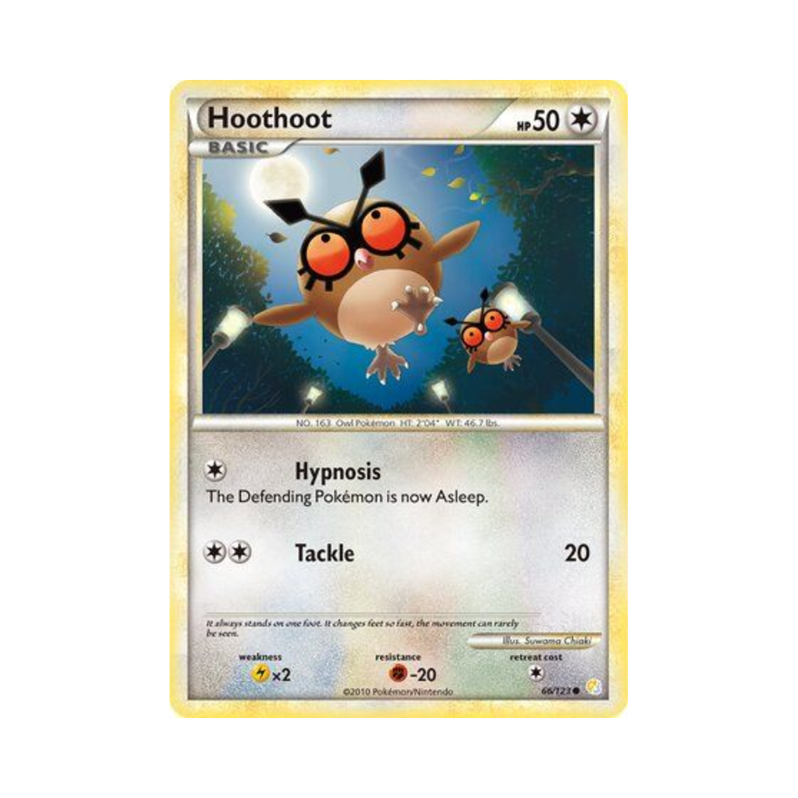 포켓몬 TCG 부우부 C 하트골드 & 소울실버 (영문판)(Pokemon TCG Hoothoot C HeartGold & SoulSilver (English Ver.))