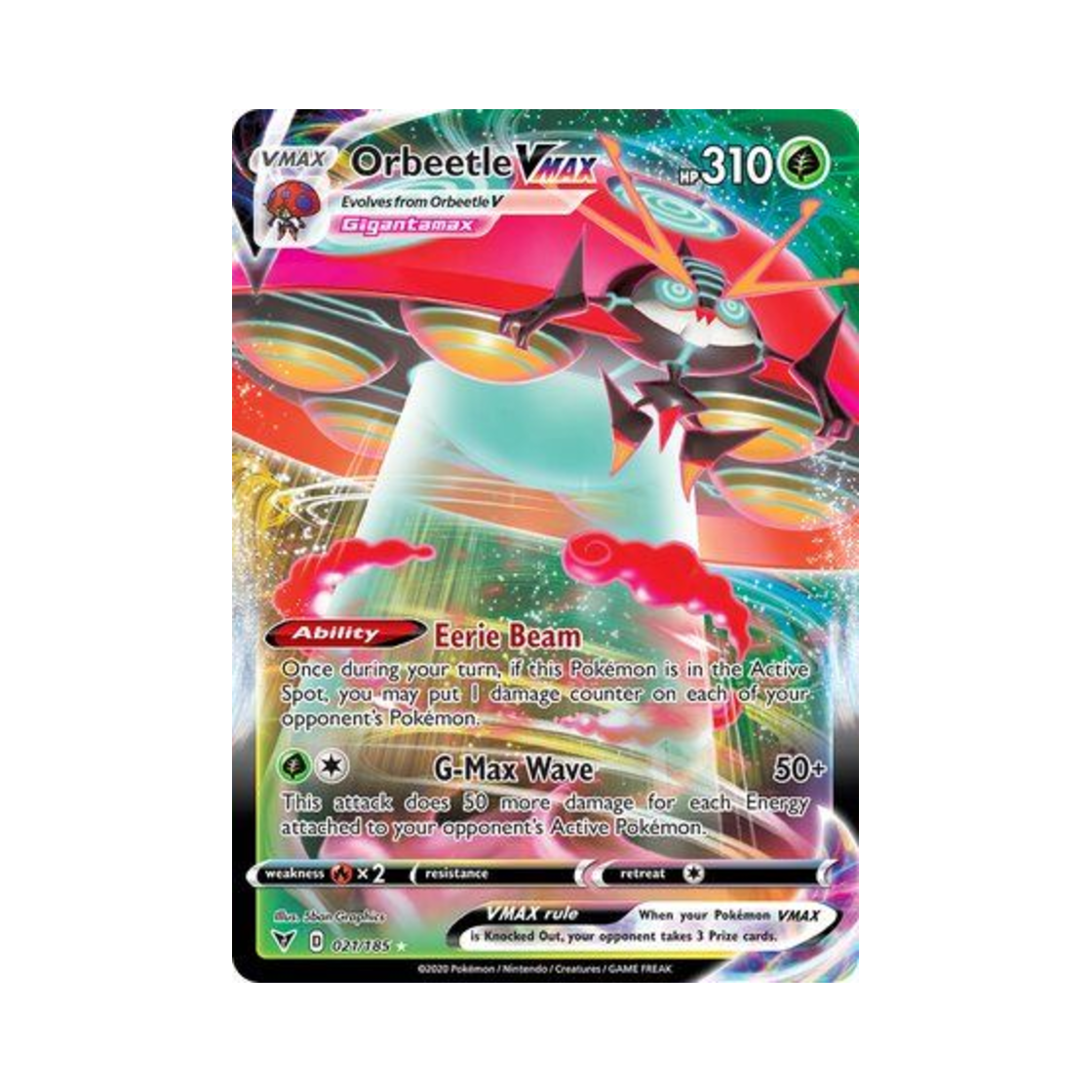 포켓몬 TCG 이올브 VMAX HRV 비비드 볼티지 (영문판)(Pokemon TCG Orbeetle VMAX HRV Vivid Voltage (English Ver.)) - 1