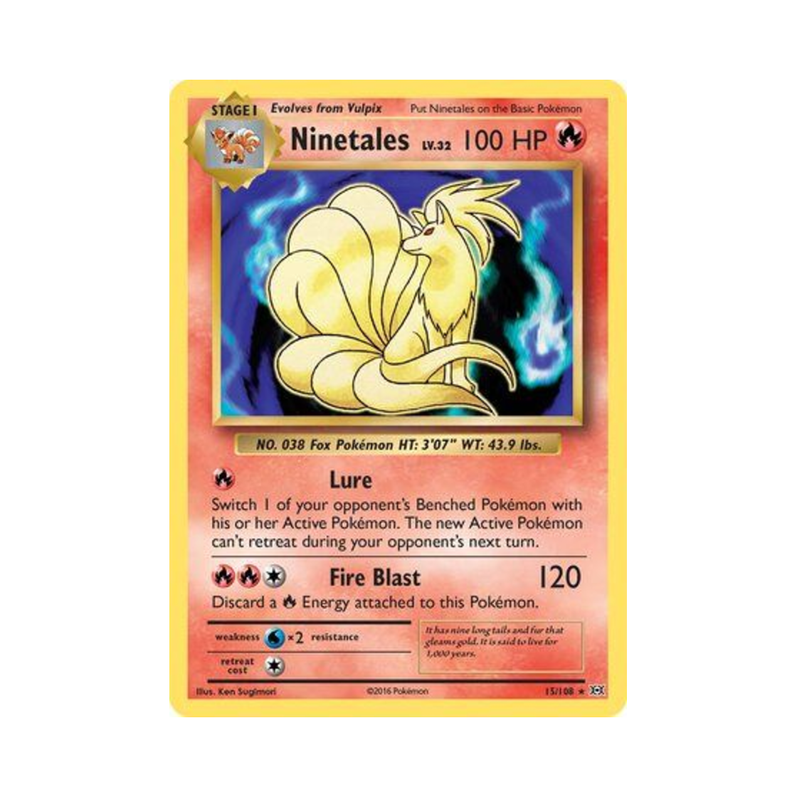 포켓몬 TCG 나인테일 RH 에볼루션즈 (영문판)(Pokemon TCG Ninetales RH Evolutions (English Ver.)) - 1