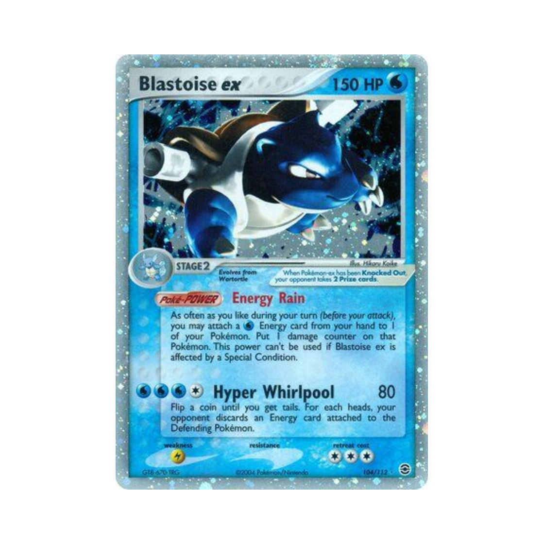 포켓몬 TCG 거북왕 ex RHe EX 파이어레드 & 리프그린 (영문판)(Pokemon TCG Blastoise ex RHe EX FireRed & LeafGreen (English Ver.)) - 1