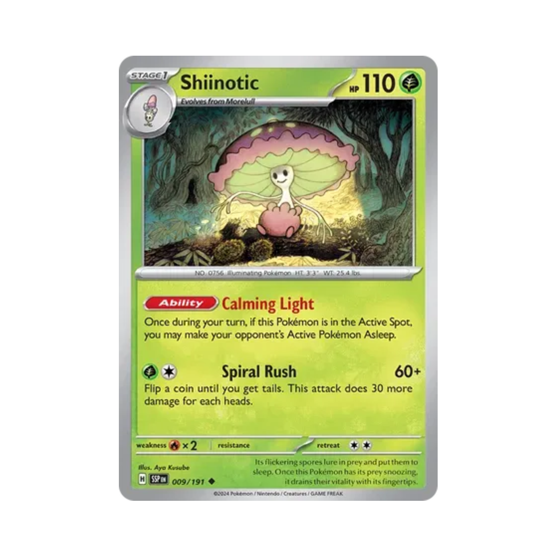 포켓몬 TCG 마셰이드 U 서징 스파크 (영문판)(Pokemon TCG Shiinotic U Surging Sparks (English Ver.)) - 1
