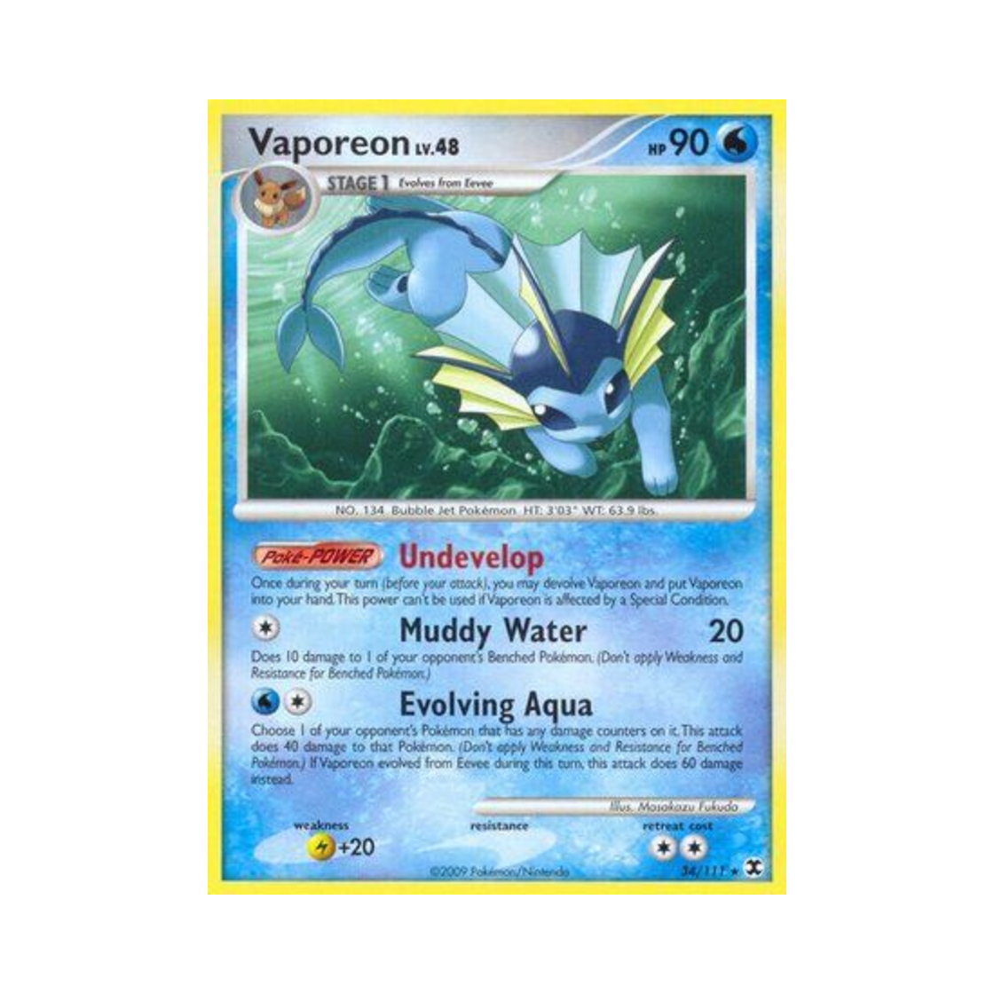 포켓몬 TCG 샤미드 R 라이징 라이벌스 (영문판)(Pokemon TCG Vaporeon R Rising Rivals (English Ver.)) - 1