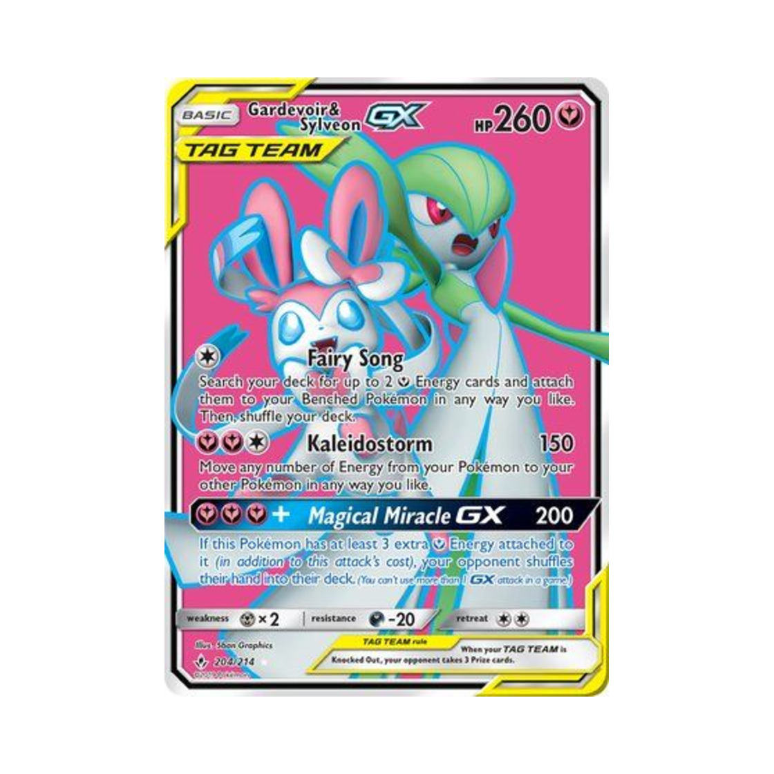 포켓몬 TCG 가디안 & 님피아 GX RU 언브로큰 본즈 (영문판)(Pokemon TCG Gardevoir & Sylveon GX RU Unbroken Bonds (English Ver.)) - 1