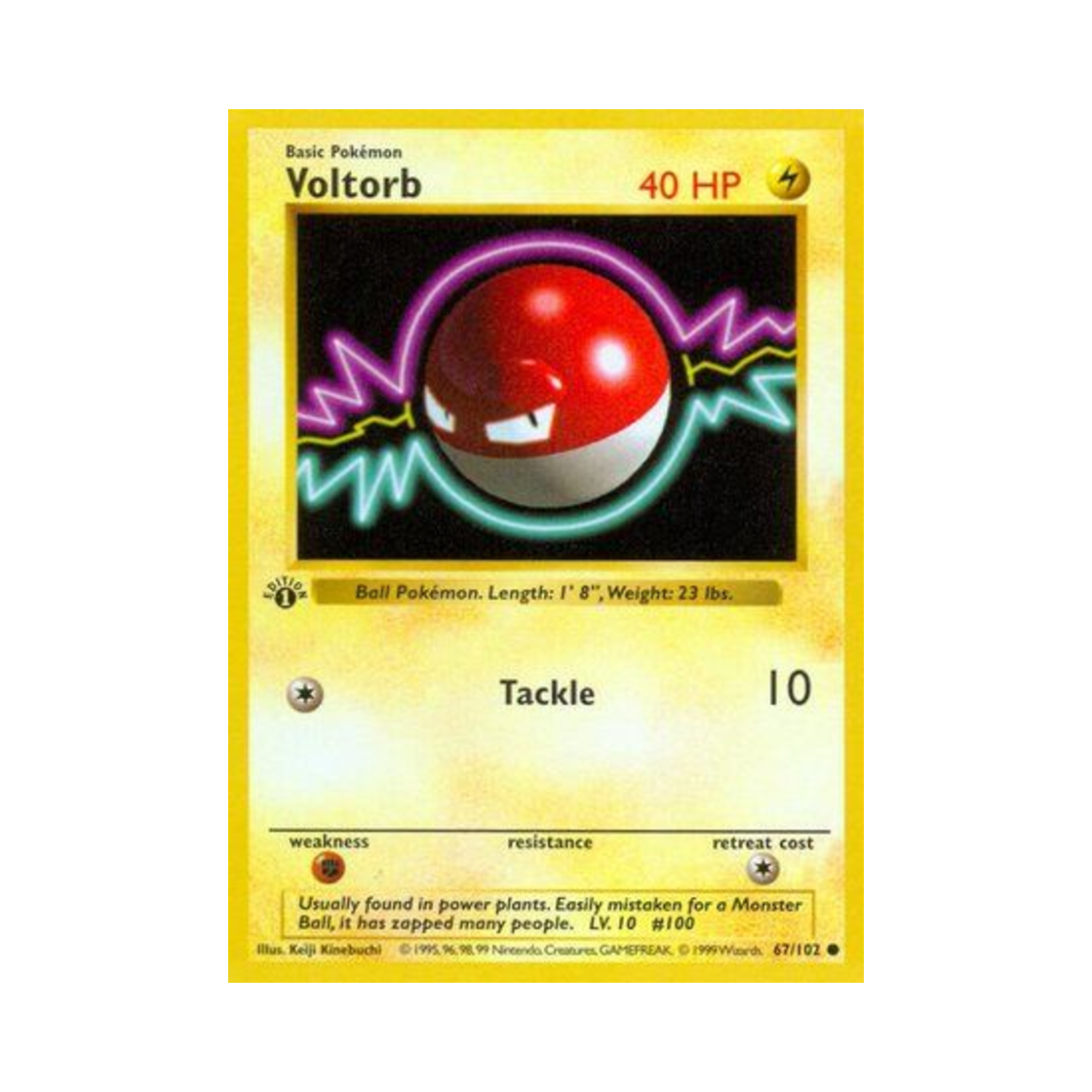 포켓몬 TCG 찌리리공 C 베이스 세트 (영문판)(Pokemon TCG Voltorb C Base Set (English Ver.))