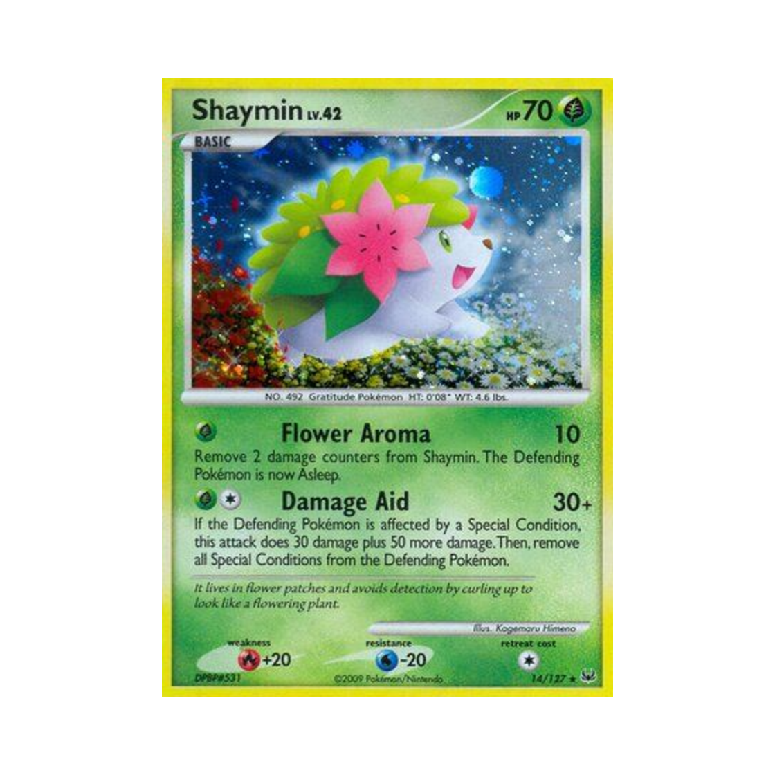 포켓몬 TCG 쉐이미 RH 플래티넘 (영문판)(Pokemon TCG Shaymin RH Platinum (English Ver.)) - 1