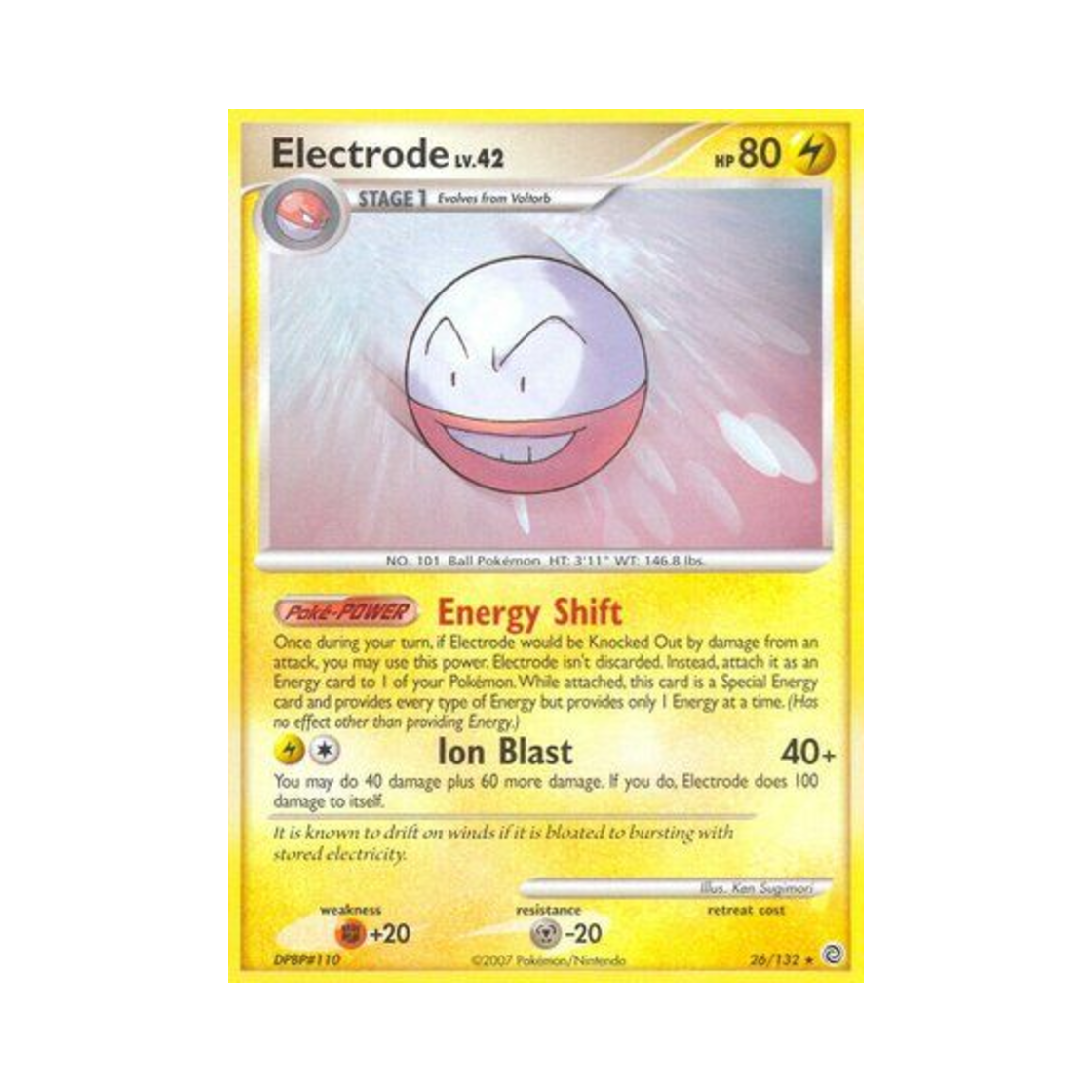 포켓몬 TCG 붐볼 R 시크릿 원더스 (영문판)(Pokemon TCG Electrode R Secret Wonders (English Ver.)) - 1