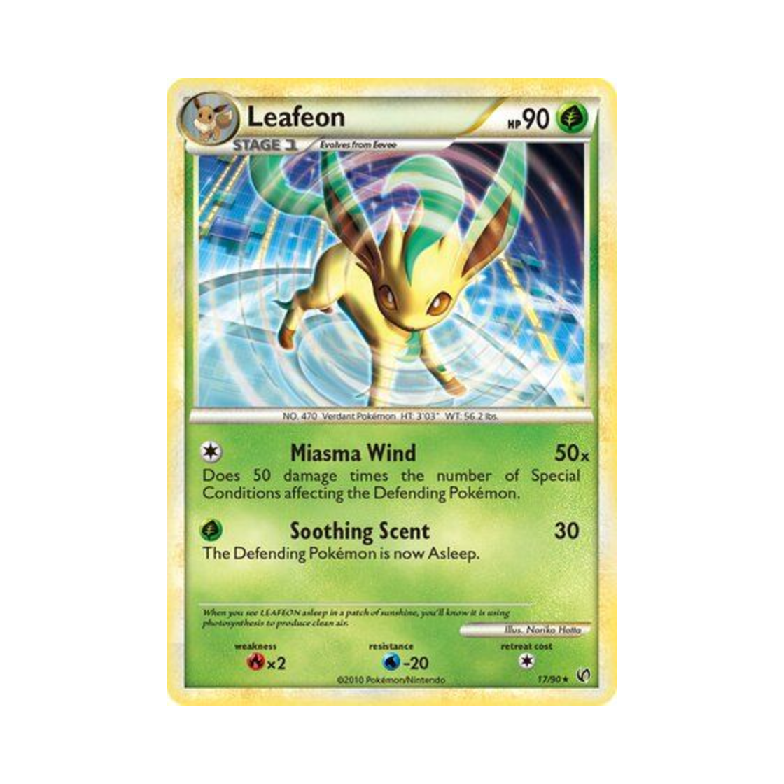 포켓몬 TCG 리피아 R 언던티드 (영문판)(Pokemon TCG Leafeon R Undaunted (English Ver.)) - 1