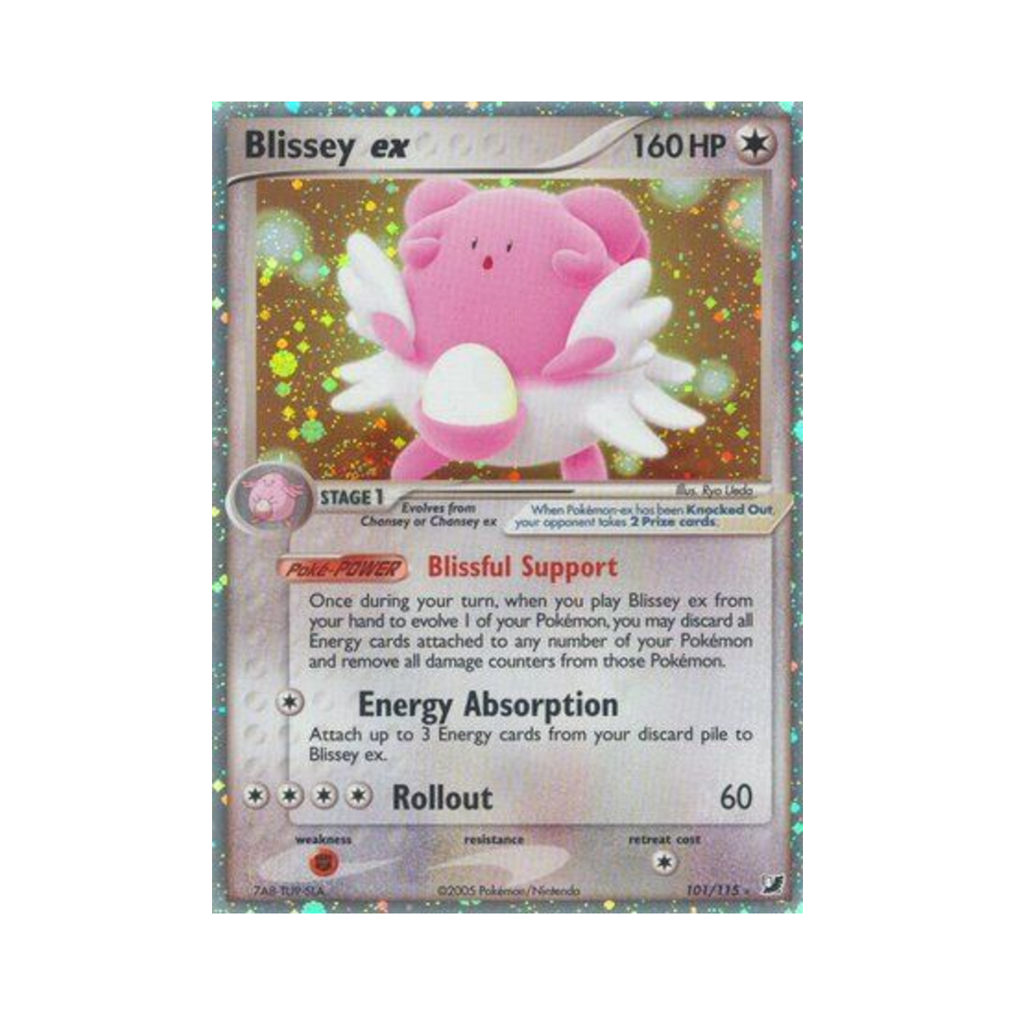포켓몬 TCG 해피너스 ex RHe EX 언씬 포시스 (영문판)(Pokemon TCG Blissey ex RHe EX Unseen Forces (English Ver.)) - 1